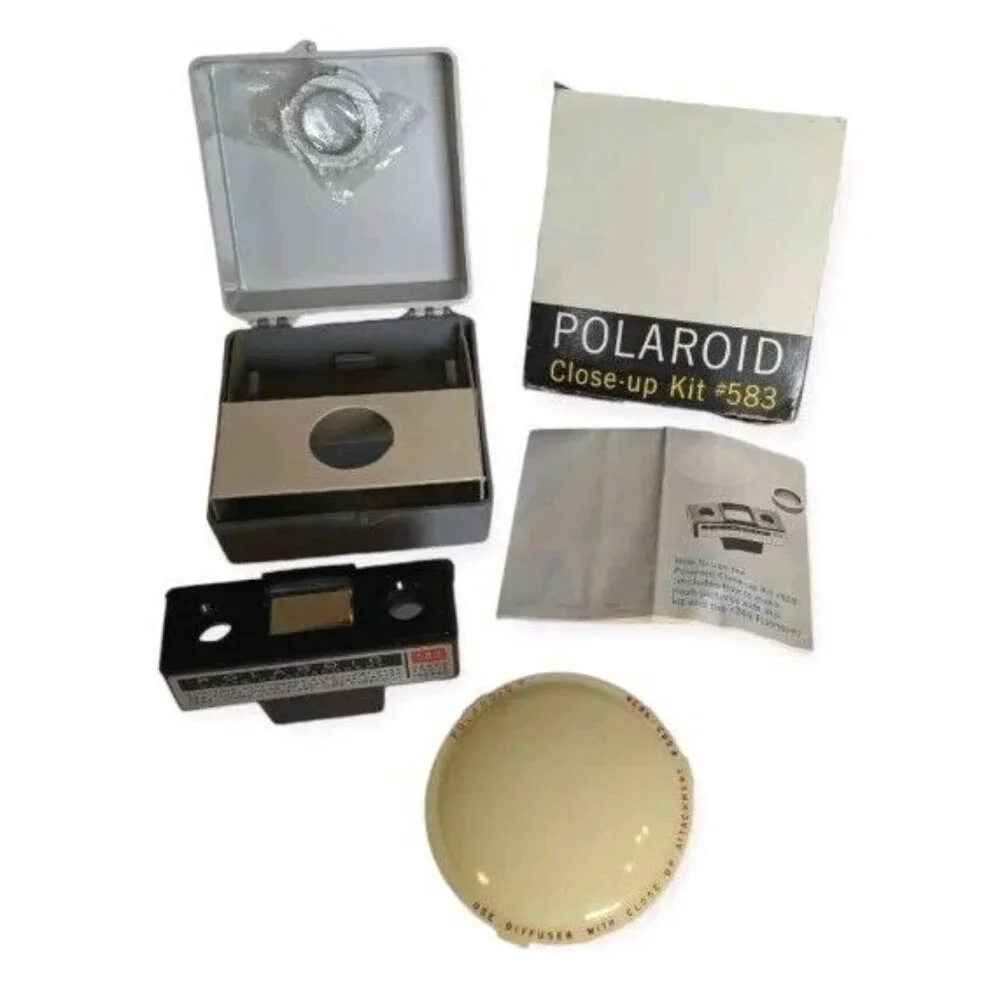Polaroid Close Up Kit #583 Attachment For Color Pack Cameras Accessory Lens Vtg